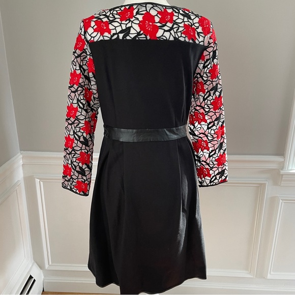 Vintage Sweetheart dress w Rose embroidered sleeves - Picture 11 of 12